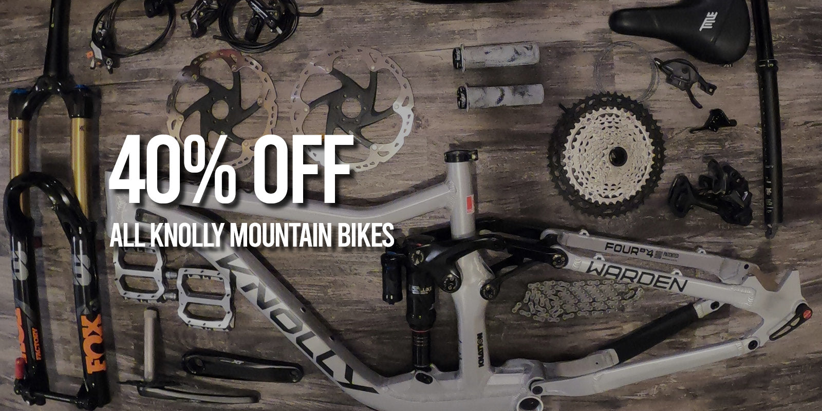 Black Friday Clearance Sale on Knolly Mountain Bikes - Up to 40% Off Frames and Complete Bikes