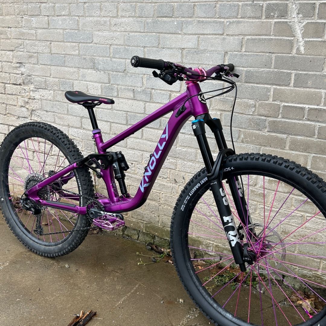 Inside this Small Ano Purple Endorphin Bike Check – Knolly Bikes