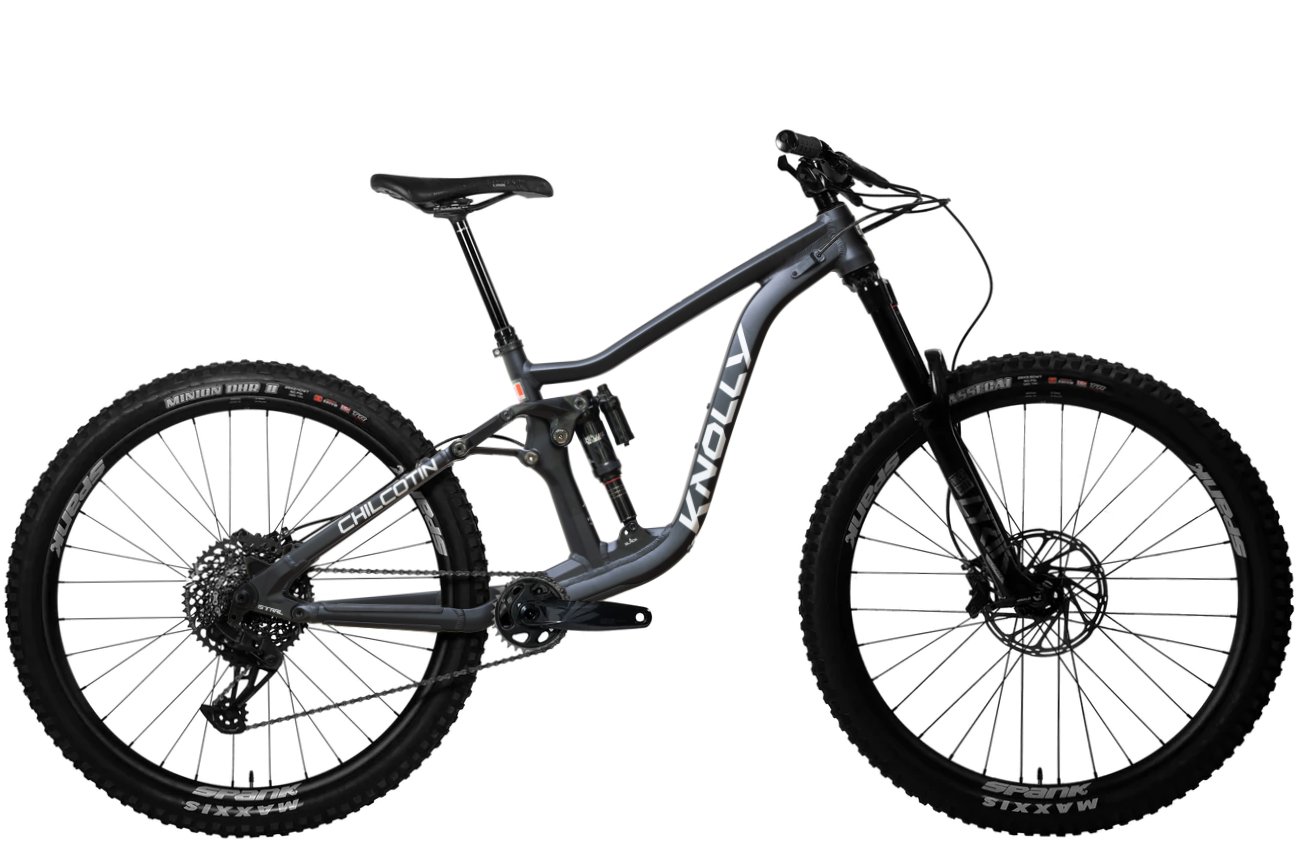 Knolly Chilcotin 151 29er Enduro Mountain in Anodized Black Bike in