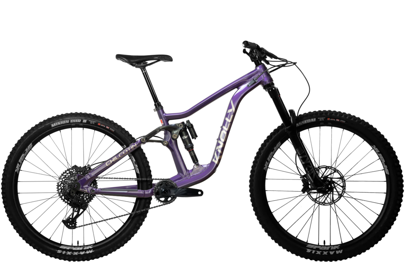 Knolly Chilcotin 167 Euro Mountain Bike in Purple Rain