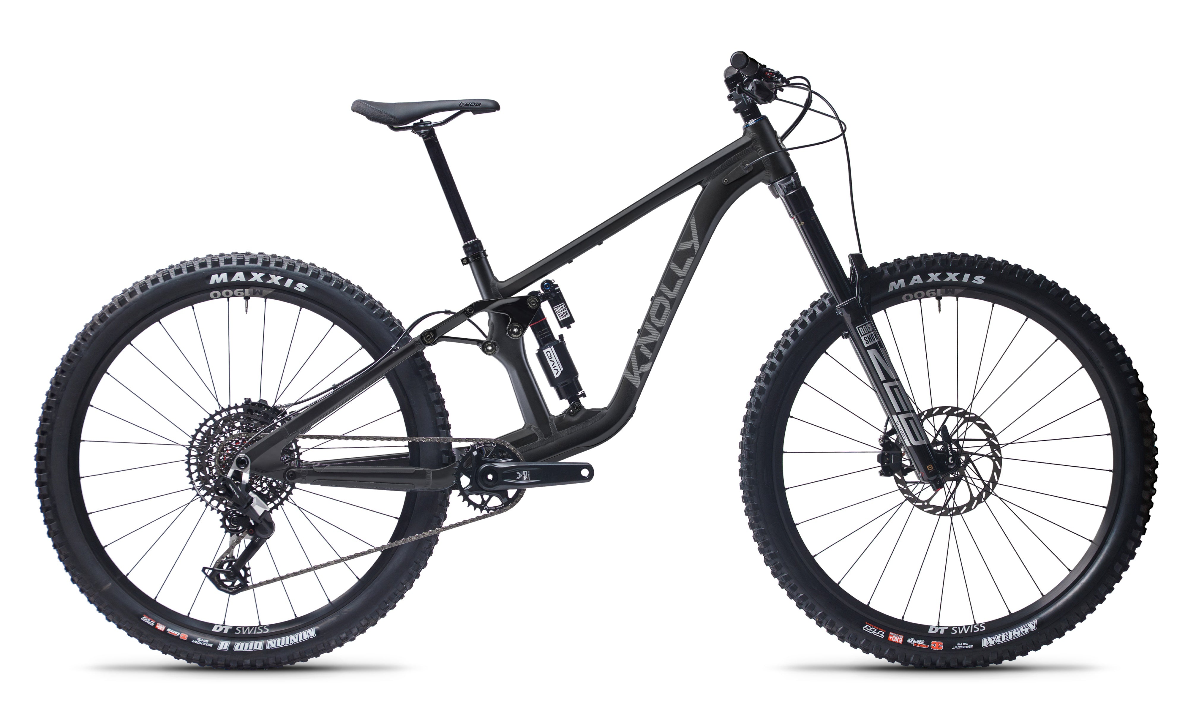 Knolly Chilcotin 170 Canadian Enduro Mountain Bike Anodized Black '25 Eagle 90 Transmission