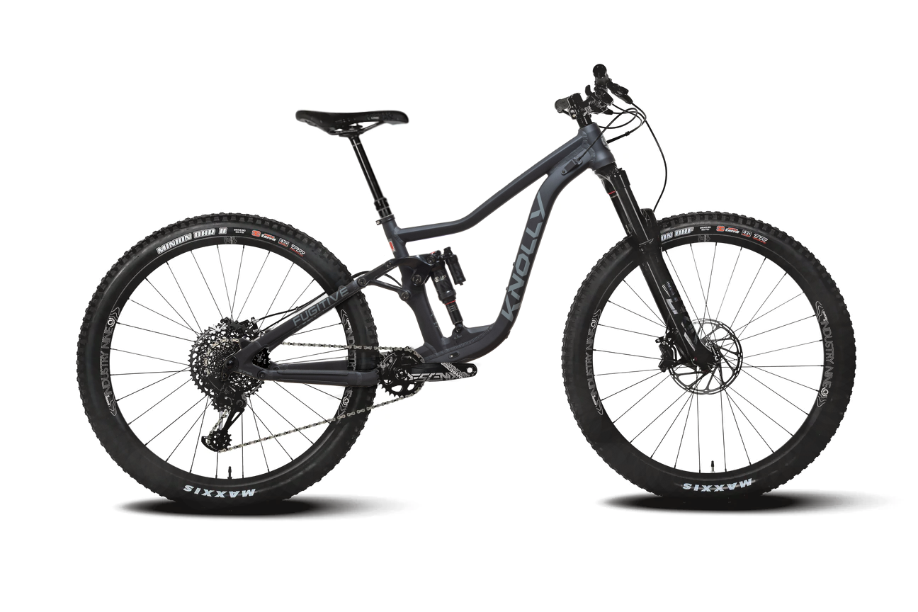 Knolly Fugitive 138 29er Canadian Trail Bike in Anodized Black