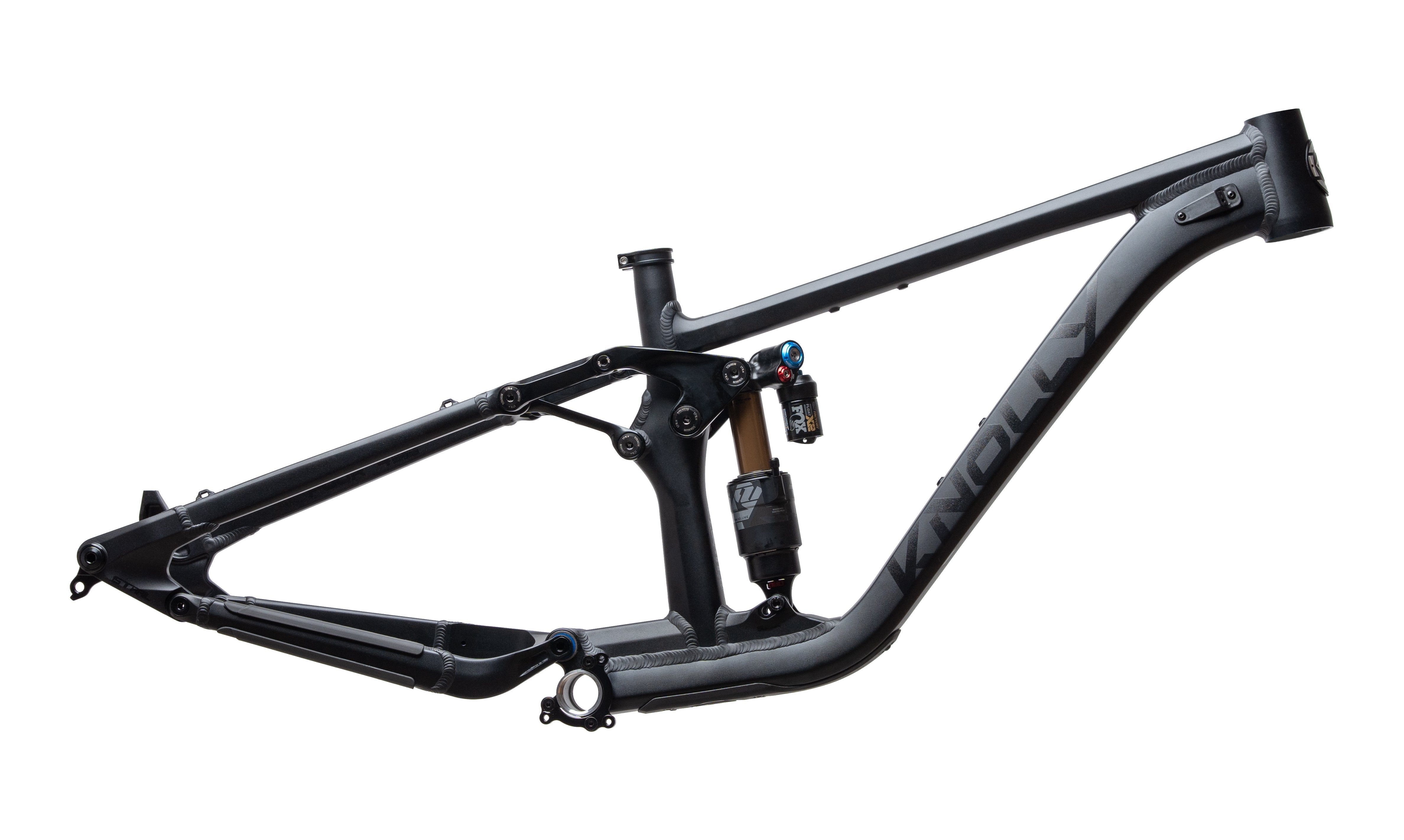 Knolly Chilcotin Canadian Enduro Mountain Bike Anodized Black Frame Fox Float X2