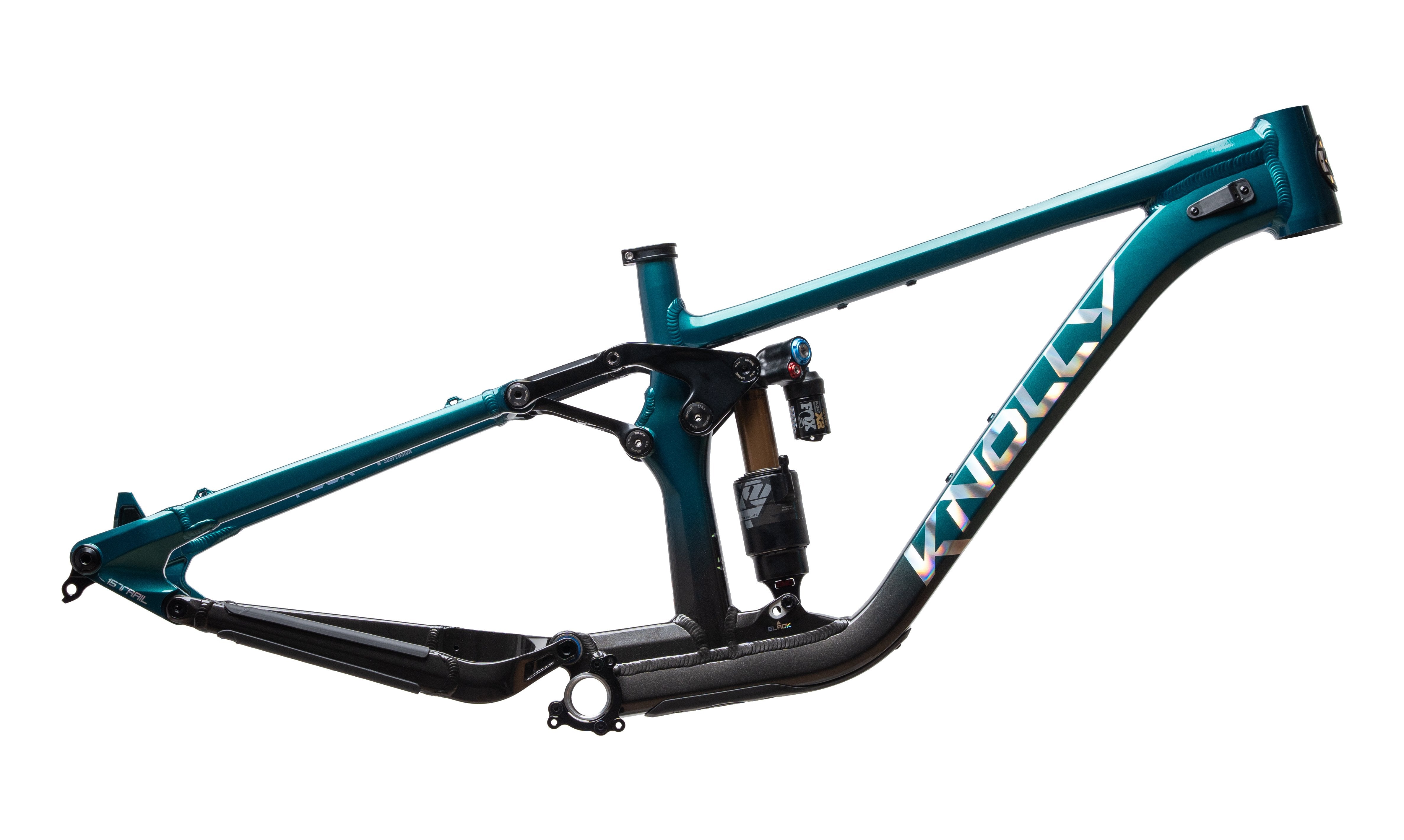 Knolly Chilcotin Canadian Enduro Mountain Bike Kelly Green Fade Frame Fox Float X2