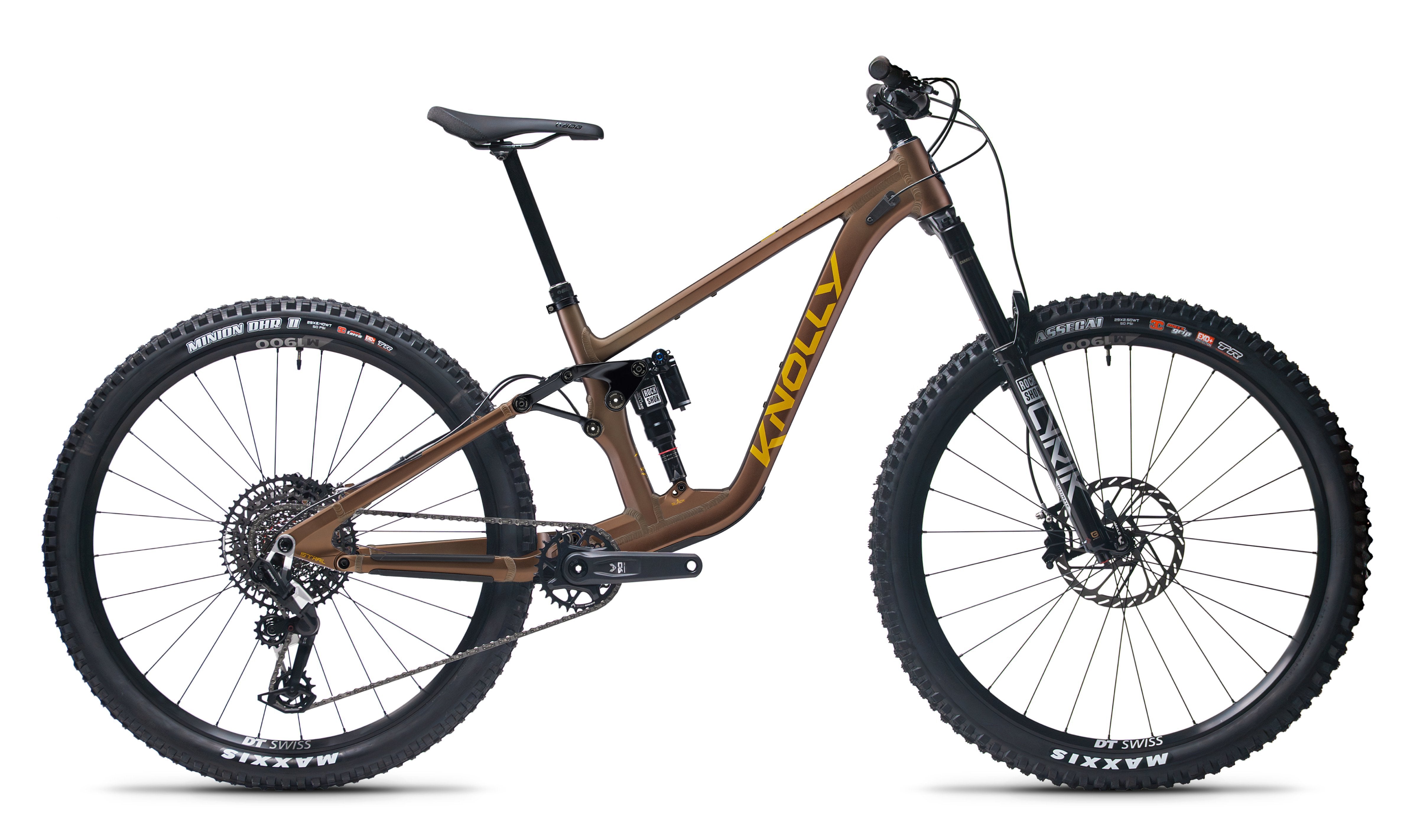Knolly Fugitive 140 Canadian Trail Mountain Bike Anodized Bronze Eagle 90 Transmission