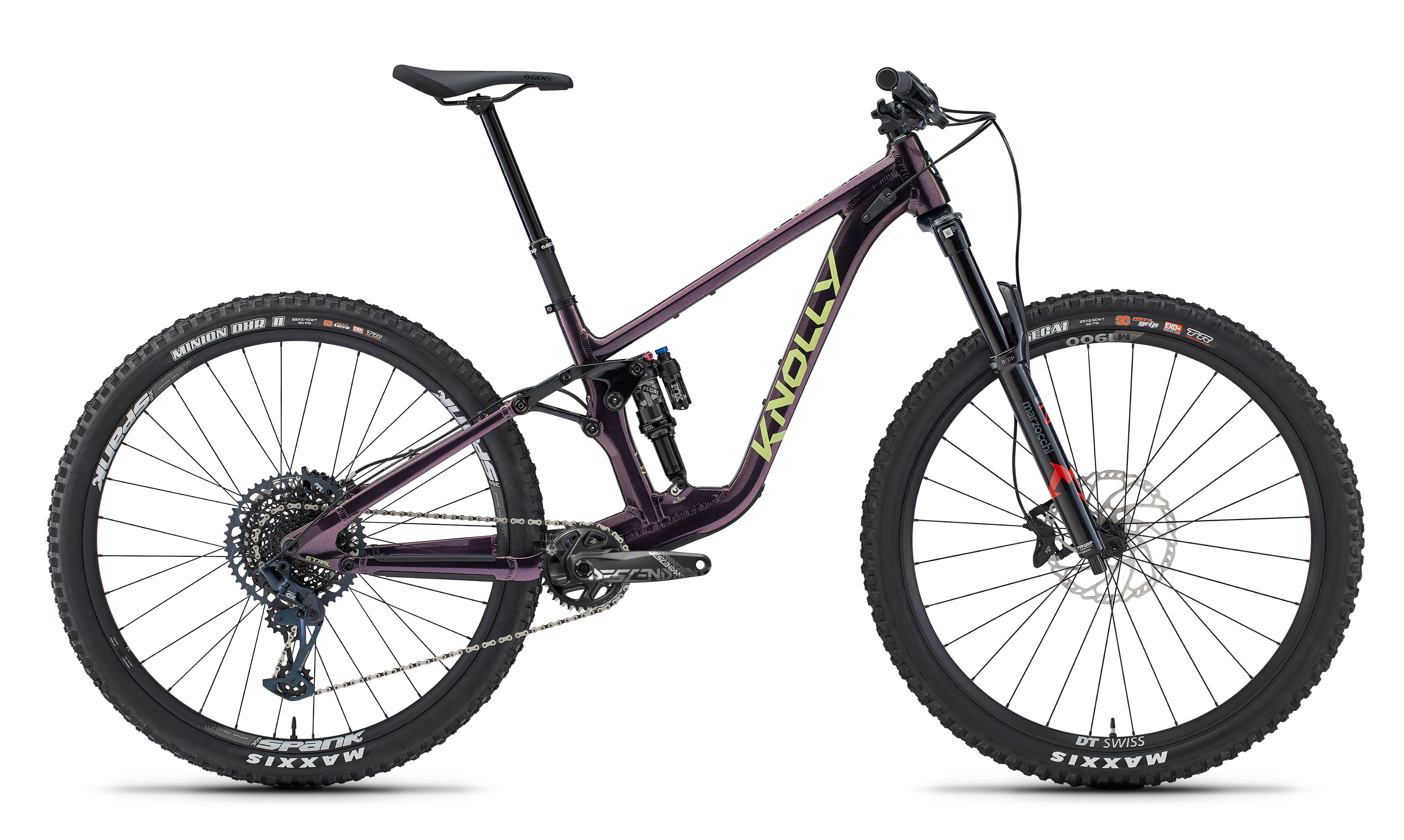 Knolly Fugitive 140 Canadian Trail Mountain Bike Chameleon Purple NGX