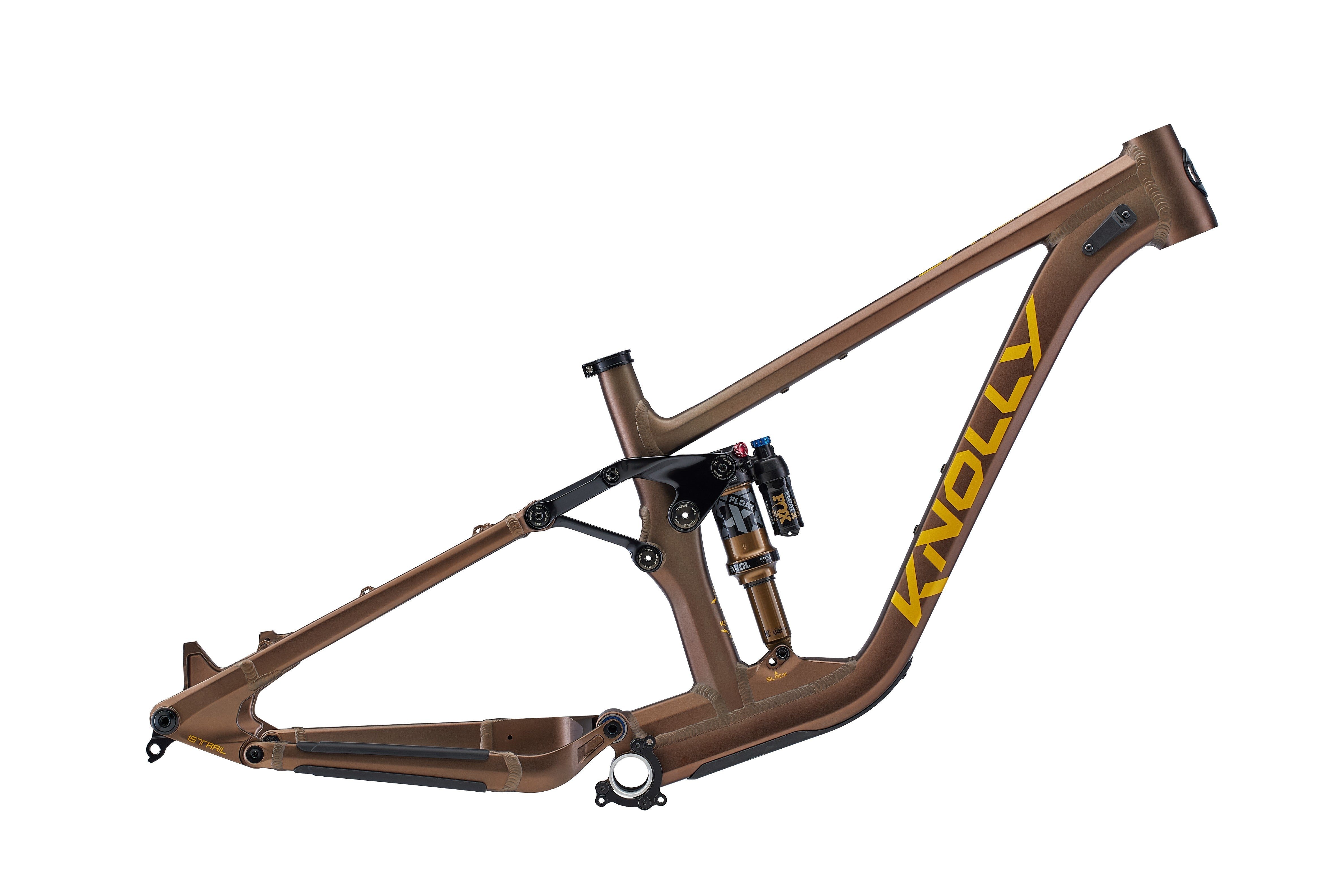 Knolly Fugitive Canadian Trail Mountain Bike Anodized Bronze Frame Fox Float X Factory