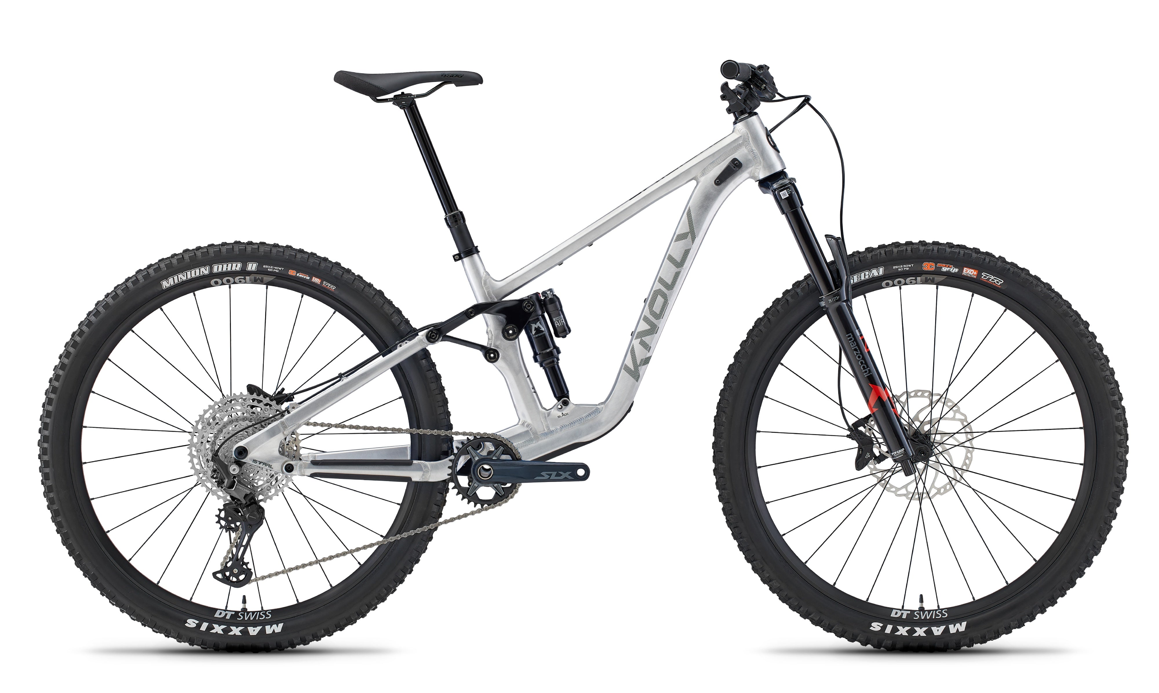 Knolly Fugitive 140 Canadian Trail Mountain Bike Raw Deore 2025 Decal