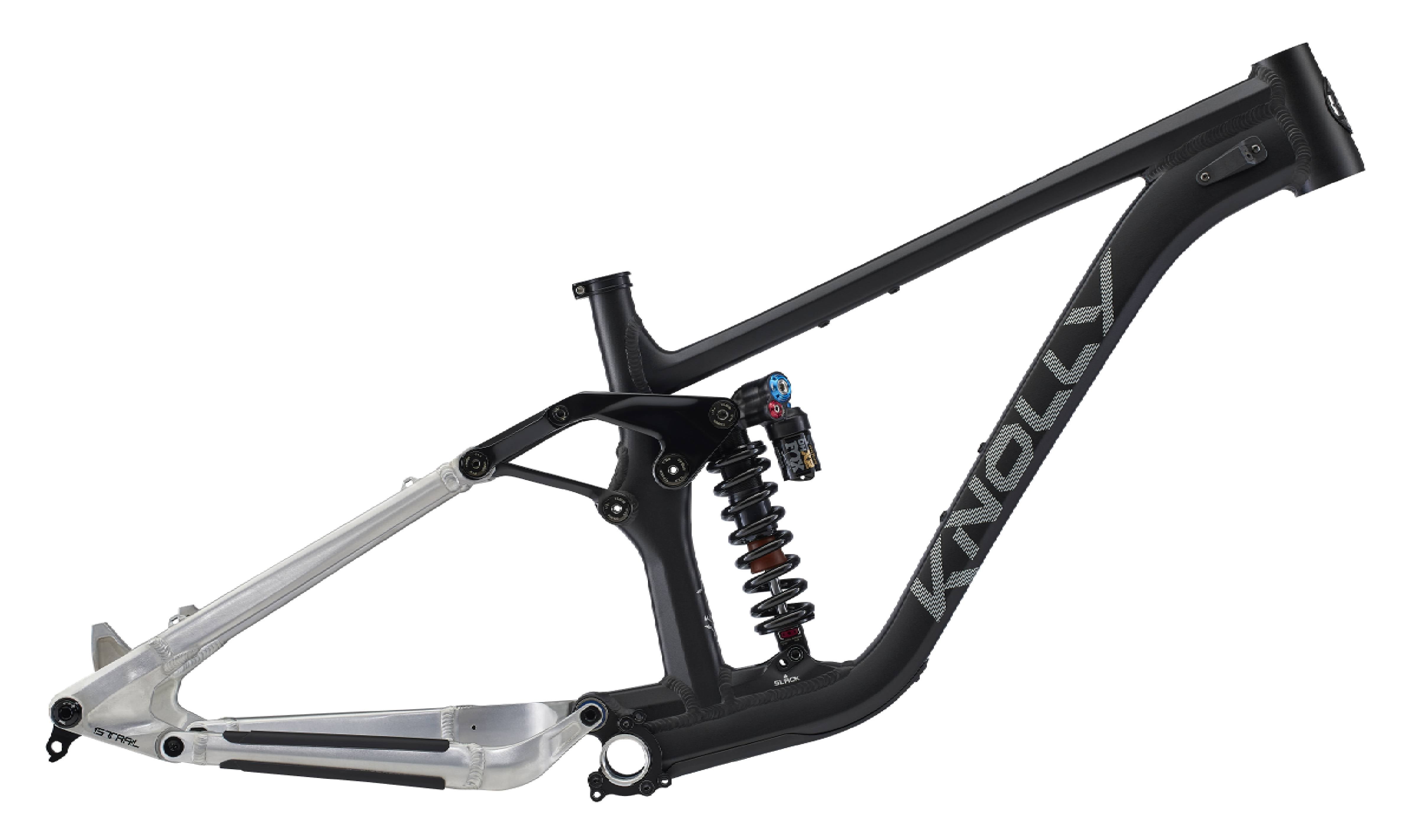 Knolly Delirium Canadian Freeride Mountain Bike Anodized Black Raw Frame