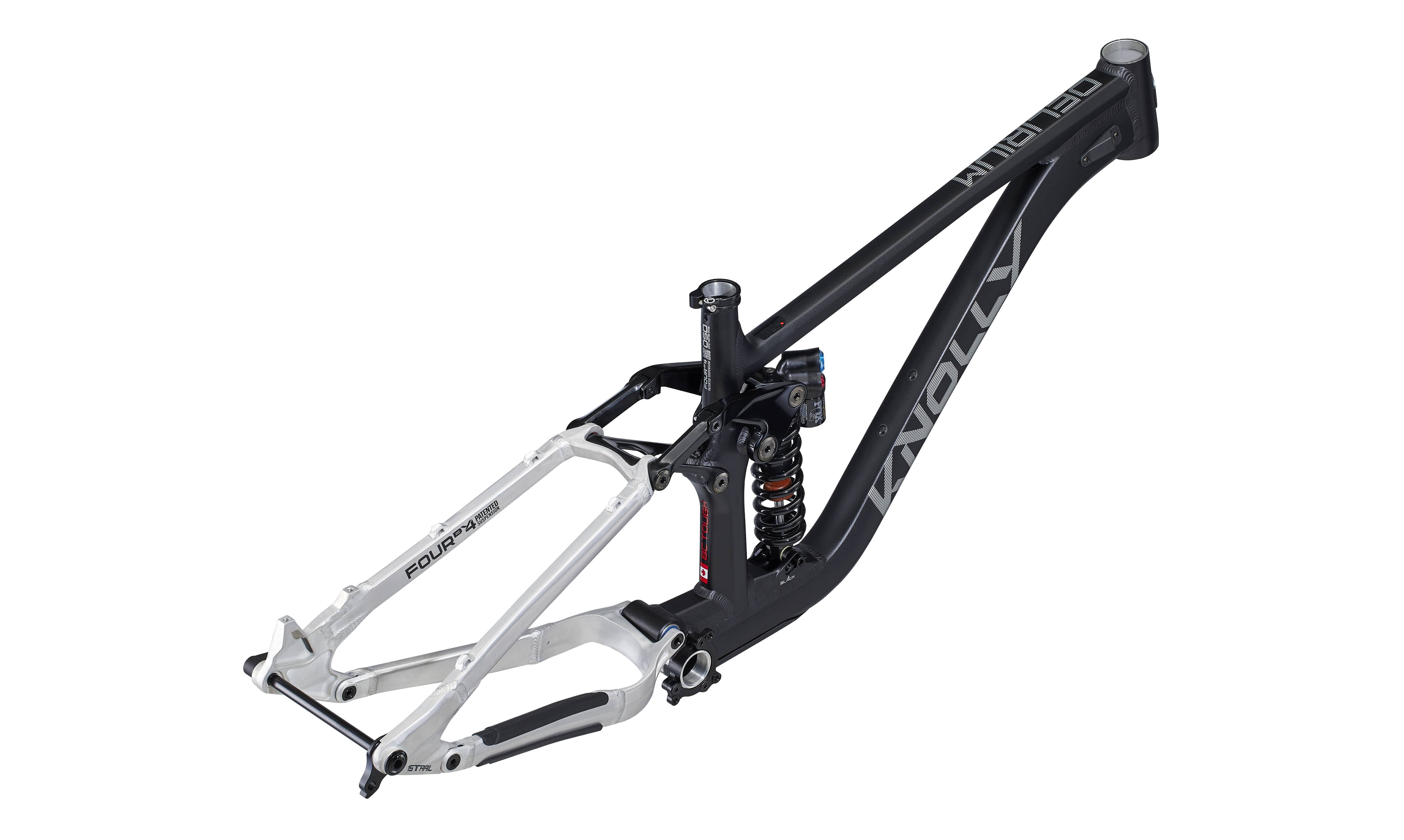 Knolly Delirium Canadian Freeride Mountain Bike Anodized Black Raw Frame