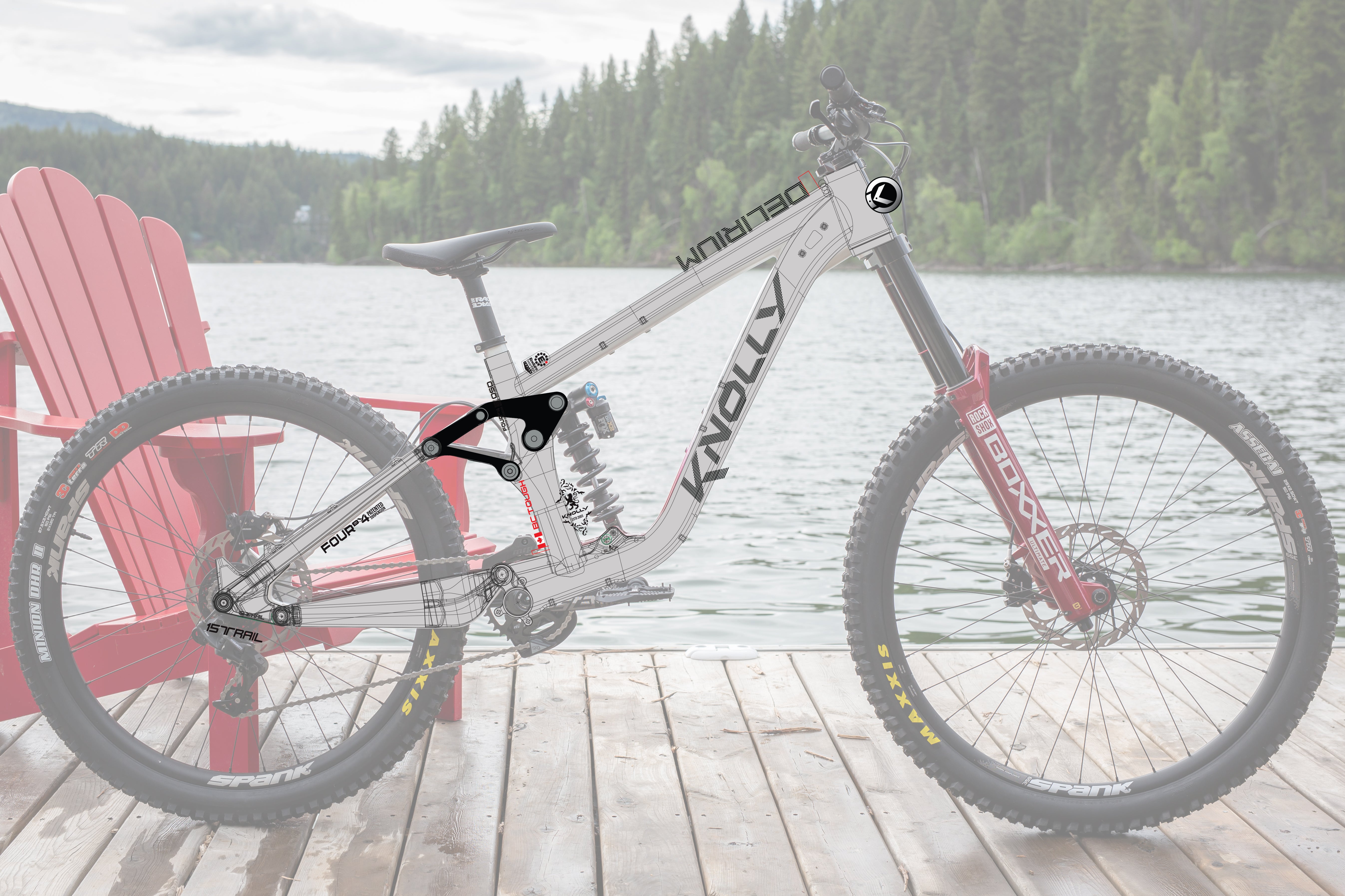 Knolly Delirium Canadian Freeride Mountain Bike Raw PREORDER