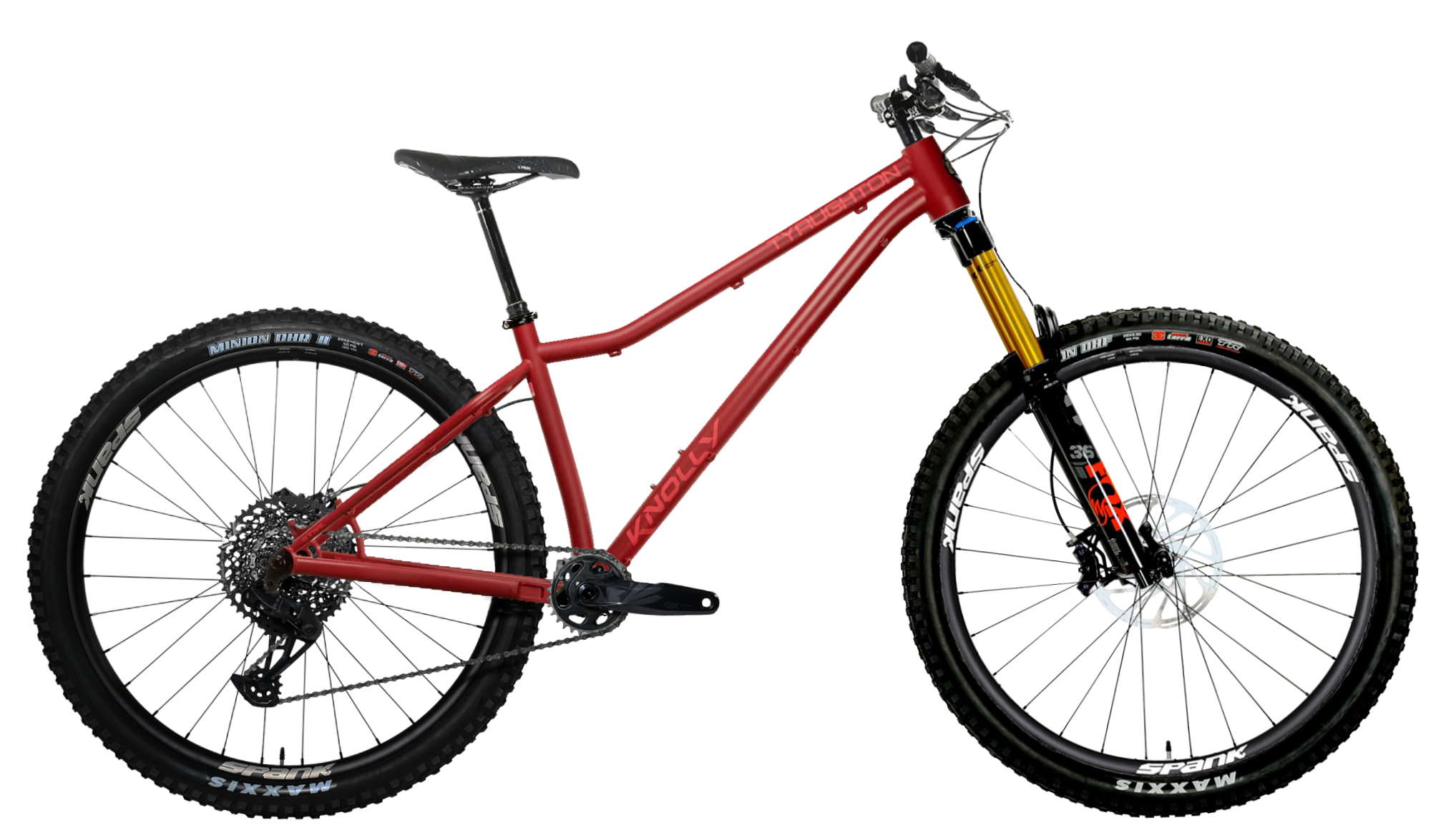 Knolly Tyaughton Steel Hardtail Mountain Bike Red