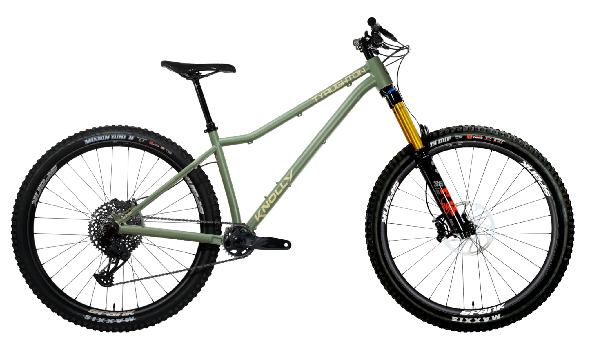 Knolly Tyaughton Steel Hardtail Green Mountain Bike