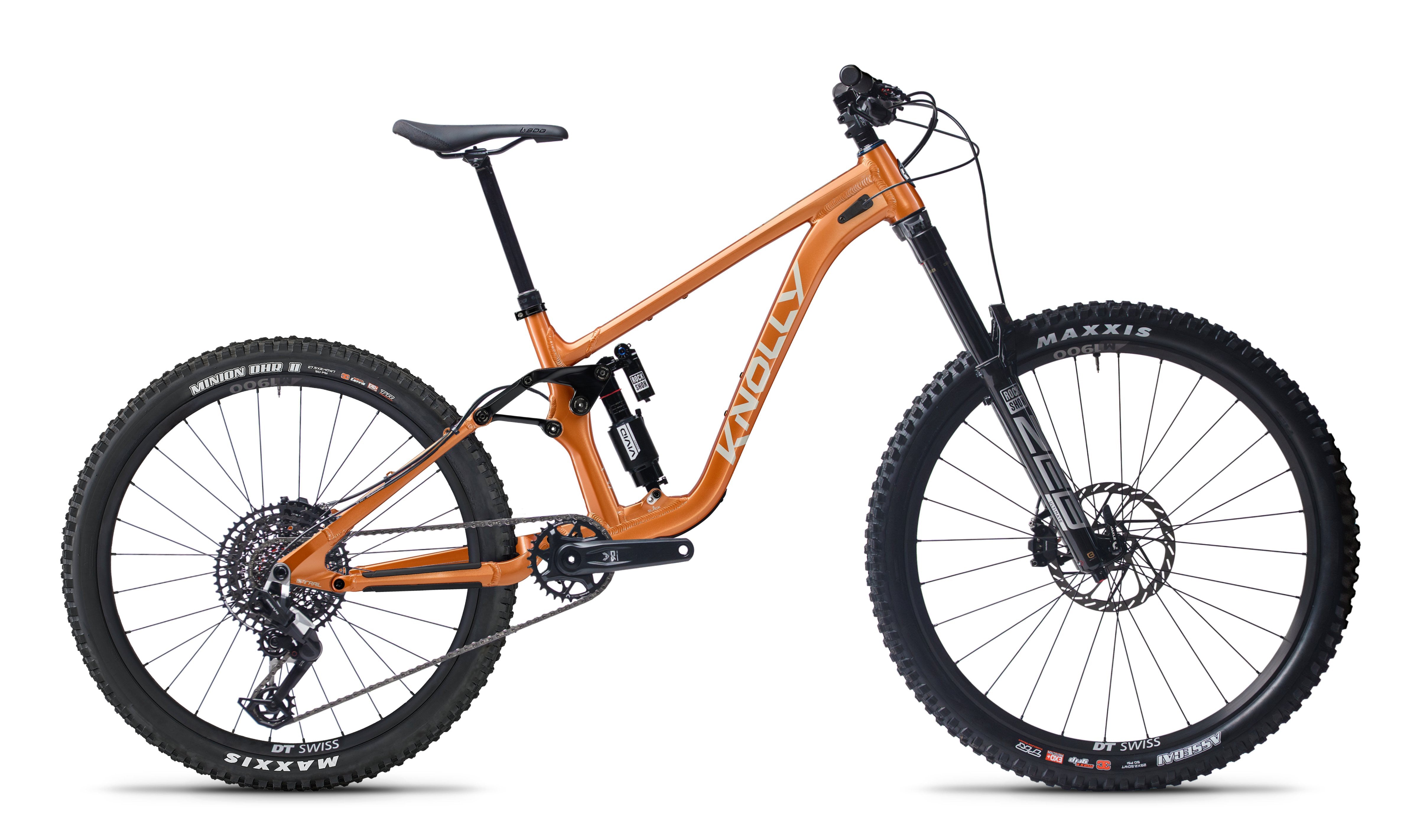 Knolly Warden Canadian Enduro/Freeride Mountain Bike M2 Orange Eagle 90 Transmission