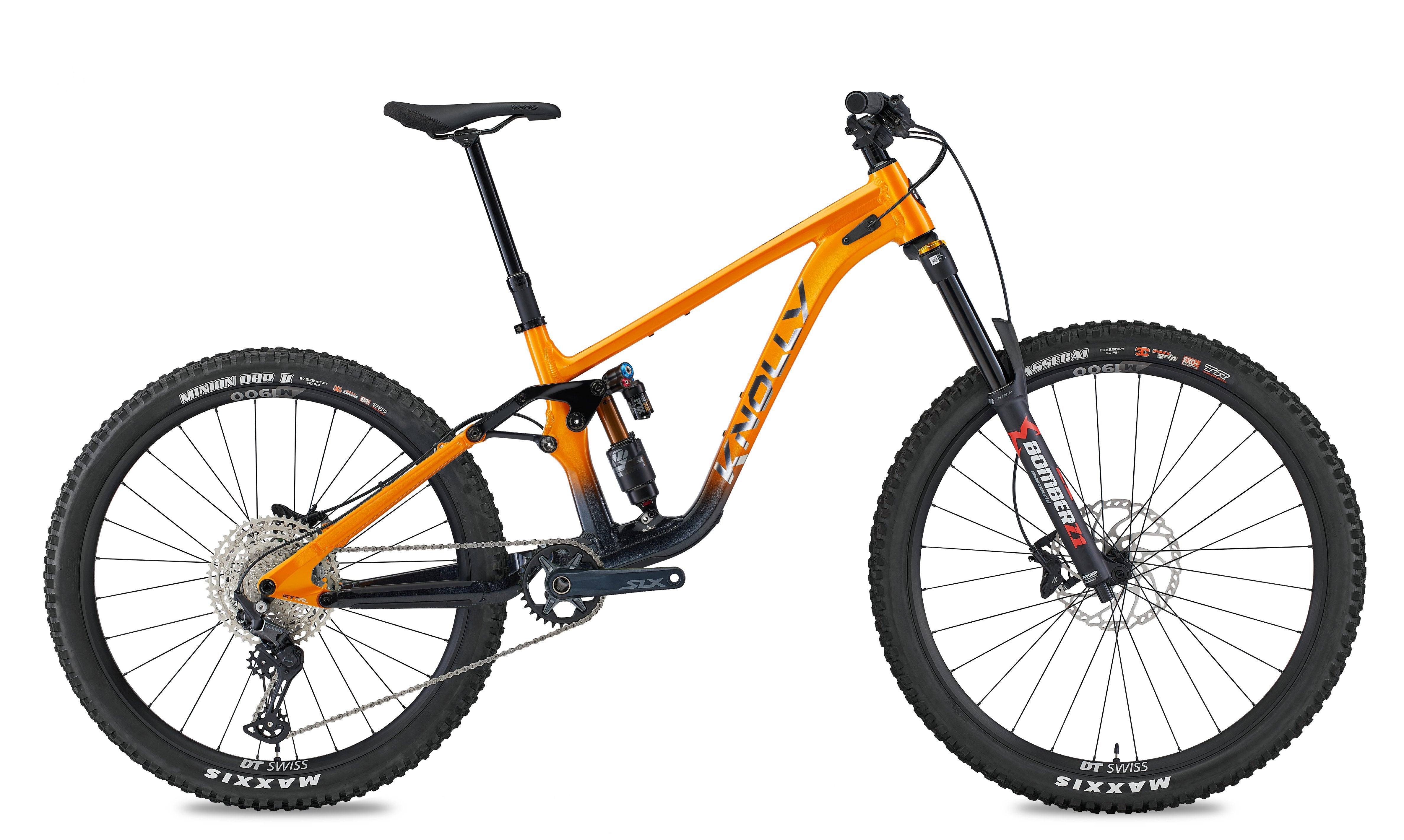 Knolly Warden Canadian Enduro/Freeride Mountain Bike Orange Fade Deore