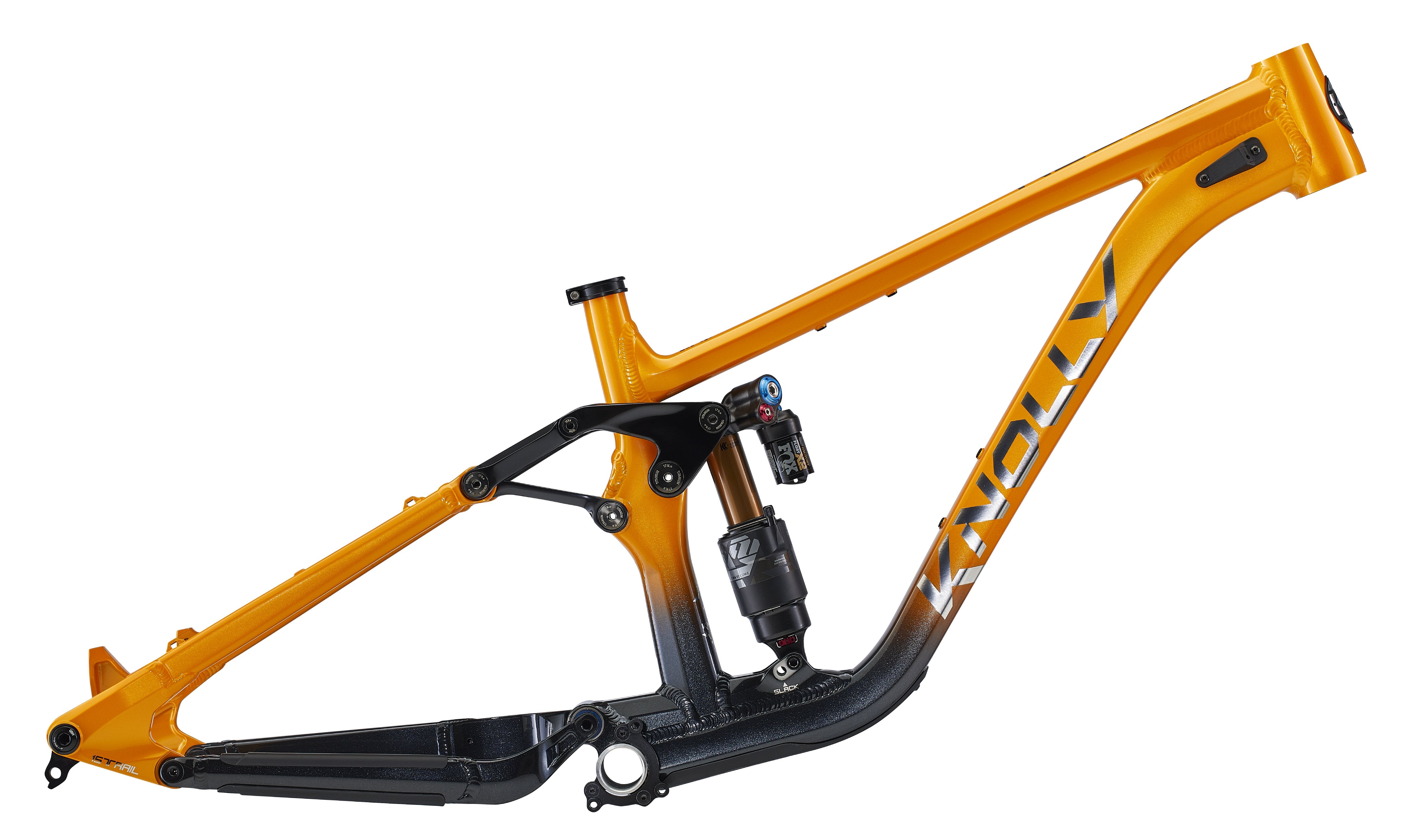 Knolly Warden Canadian Enduro/Freeride Mountain Bike Orange Fade Frame Fox Float X2