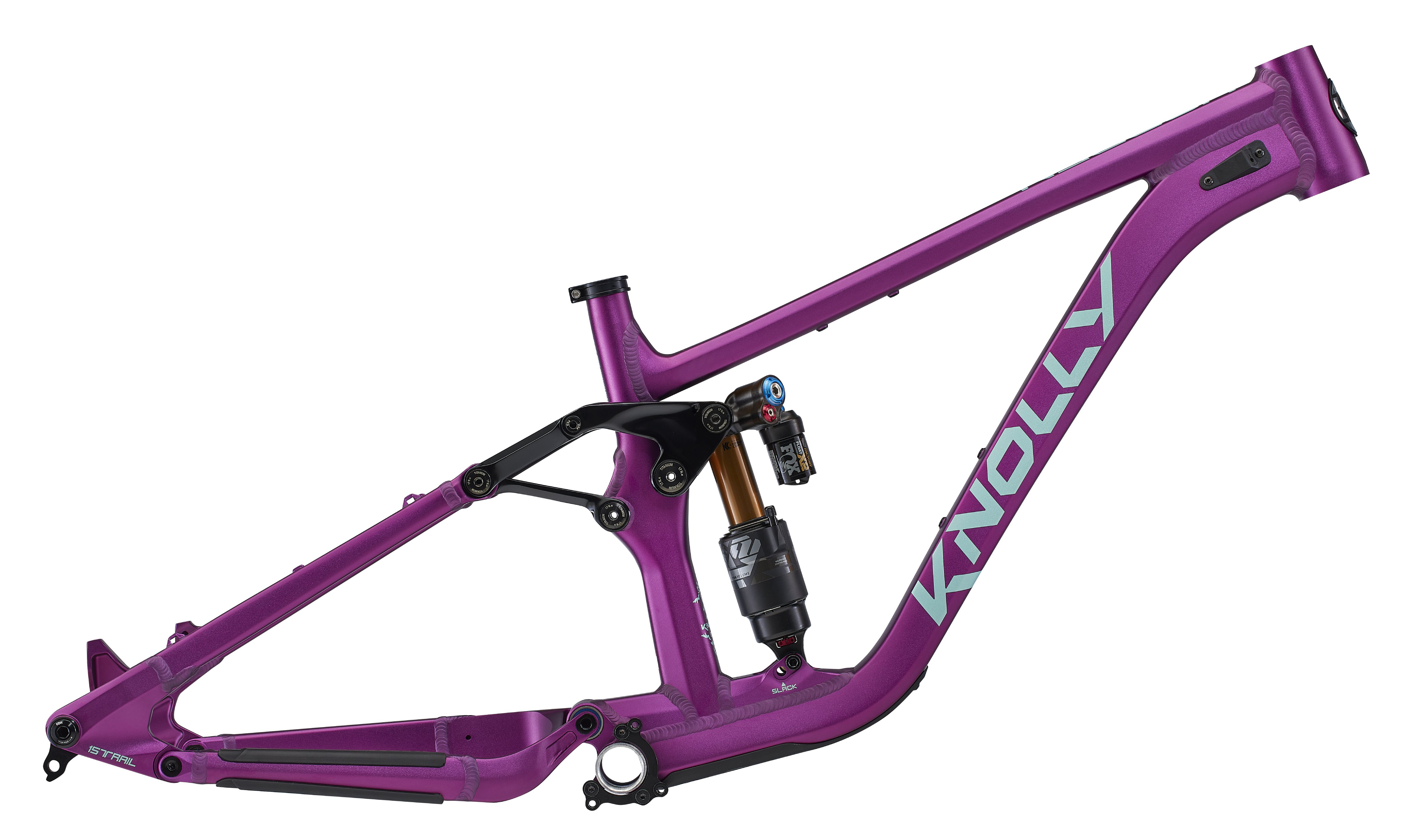 Knolly Warden Canadian Enduro/Freeride Mountain Bike LTD Anodized Purple Frame