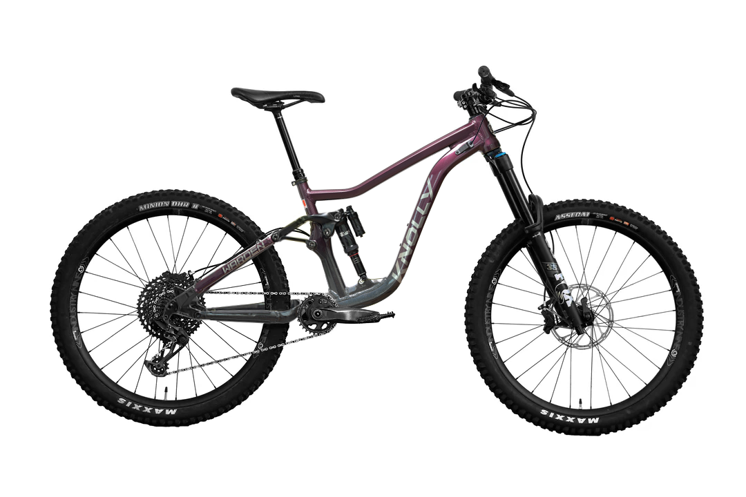 Knolly Warden 168 Enduro Race Bike in Black Cherry Fade